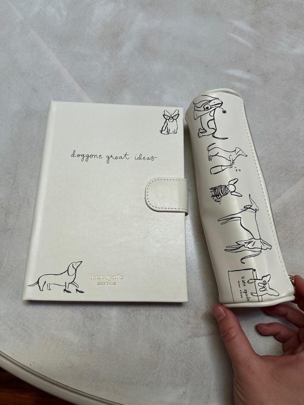 Kate Spade notebook // pencil pouch set